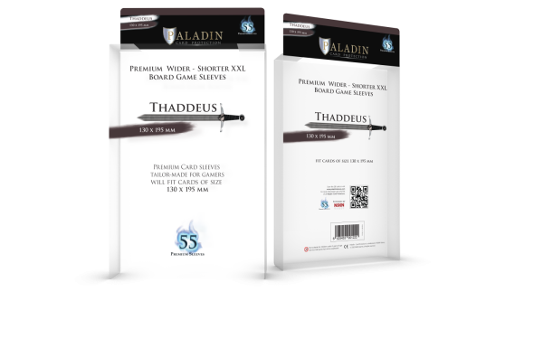 Paladin Card Protection - Thaddeus (130 mm x 195 mm, Premium Wider-Shorter XXL) Discount